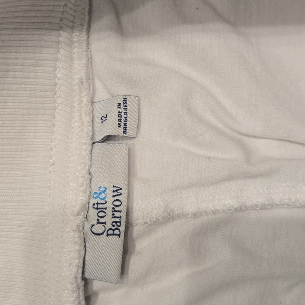 Croft & Barrow Classic White Cargo Skort - Picture 3 of 5
